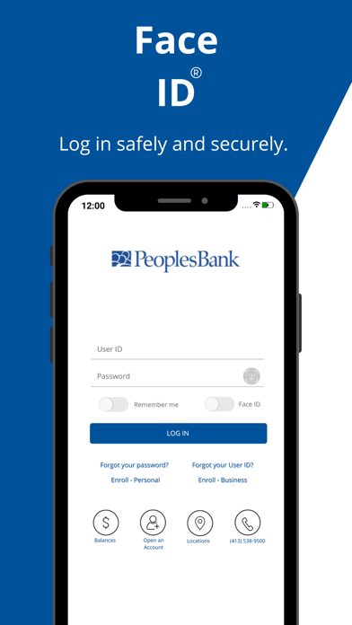 PeoplesBank Mobile Access Screenshot