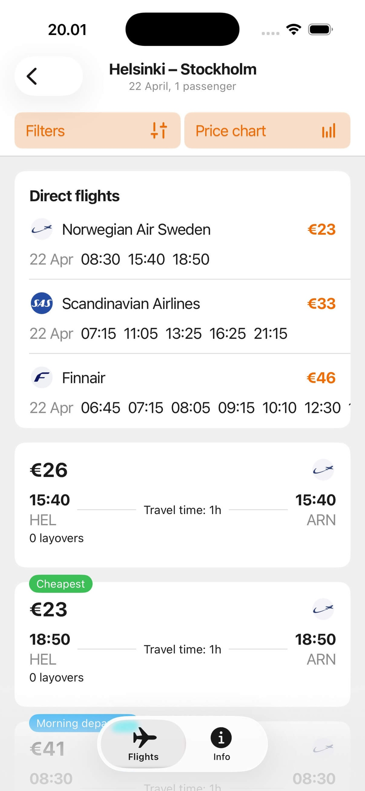 Cheap flights・All airlines screenshot 4