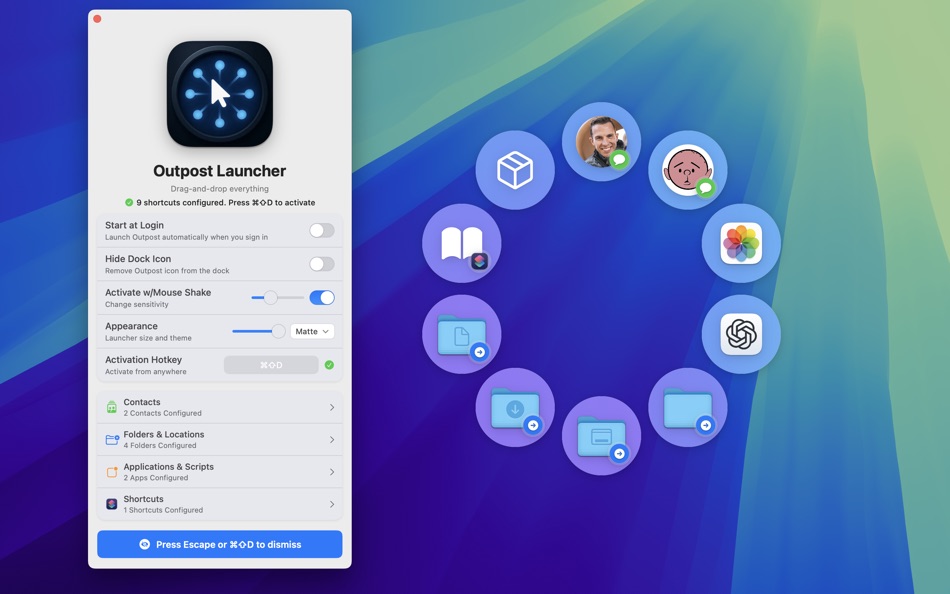 #8. Outpost Launcher (macOS) 由: Eric Mann