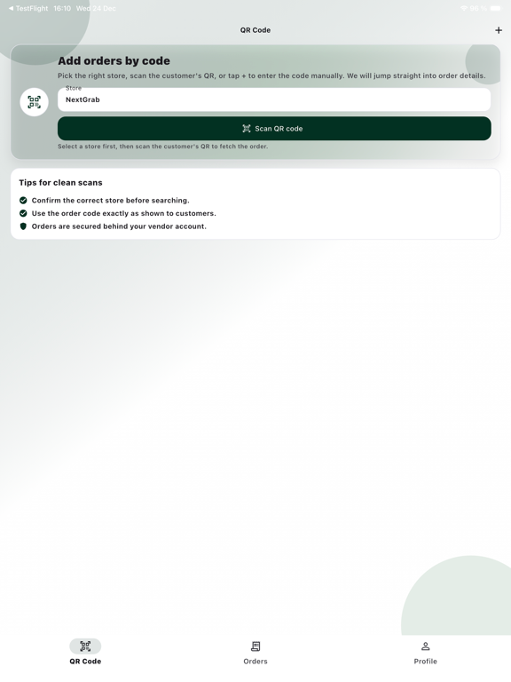 NextGrab Vendor app screenshot 3