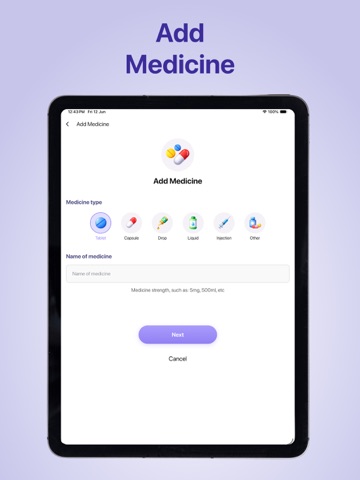 Pill Tracker & Med Alerts iPad screenshot