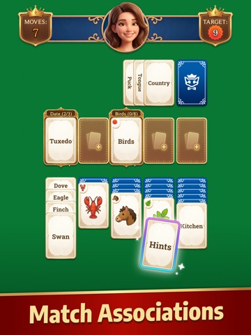 Solitaire Word Associations iPad screenshot