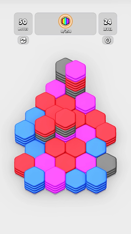 #6. HexaBlast Puzzle - Sort Colors (iOS) 由: Voodoo