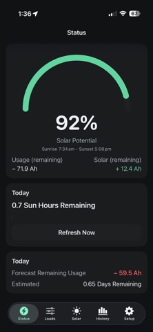 Offgrid Power screenshot