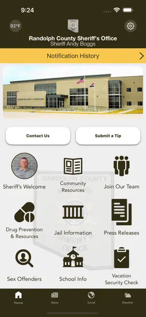 Randolph County Sheriff MO screenshot 1