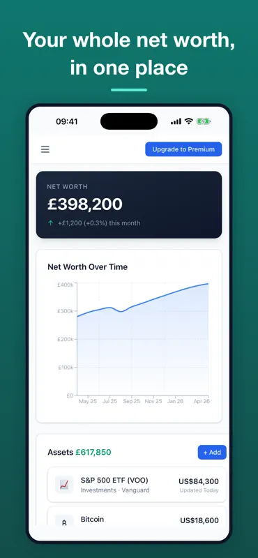 Wealth Tracker - Net Worth screenshot 1 of 4
