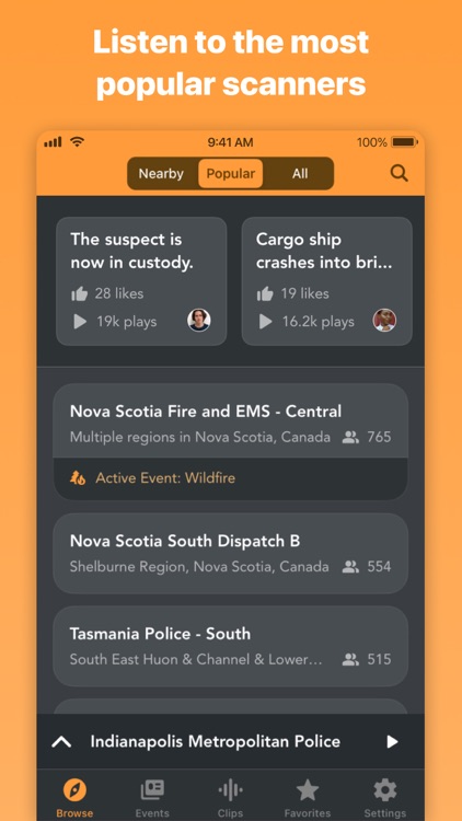 Police Scanner Radio & Fire screenshot-3