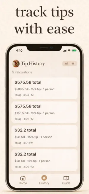 Tip Calculator - Simple & Fast screenshot 3