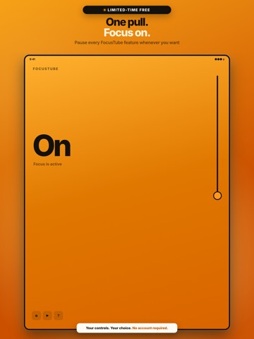 FocusTube for Safari iPad screenshot