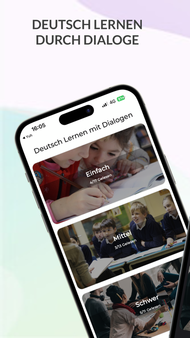Screenshot #1 pour Deutsch Lernen mit Dialogen