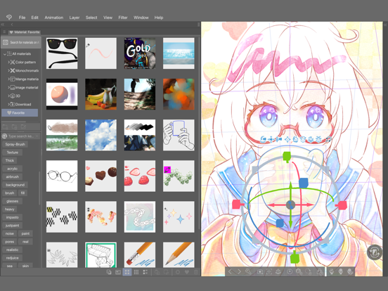 Clip Studio Paint iPad app afbeelding 8