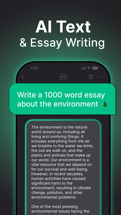 Chat AI + Al Text Essay Writer Screenshot