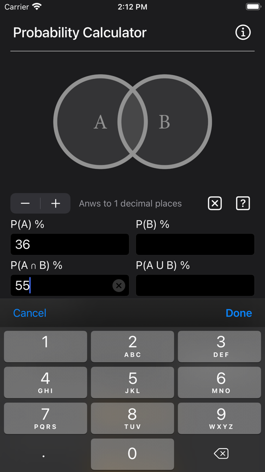 #5. Probability Calculator Plus (iOS) بواسطة: Heng Jia Liang