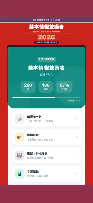 基本情報技術者 合格ドリル screenshot 1