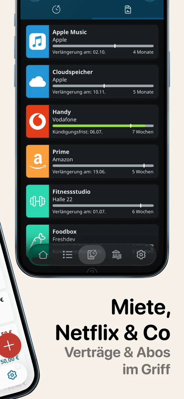 Haushaltsbuch MoneyControl iPhone App Screenshot 3 – Finanzen