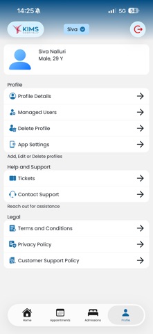 MyKIMS iPhone screenshot 6