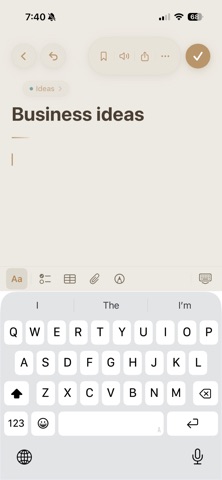Midad: Notebook & Journal iPhone screenshot