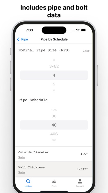 Flange Bolt Size & Torque screenshot-7