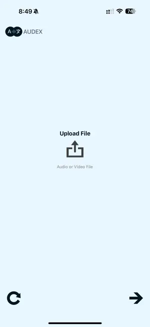Audex - Translate Audio Files screenshot 2