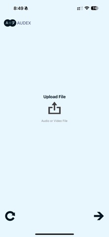 Audex - Translate Audio Files Screenshot 2 of 5