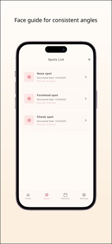 SpotTrack - Spot & Skin Tra... iPhone screenshot