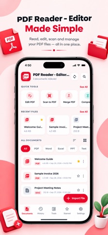 PDF Reader - Editor & Viewer Screenshot 1 of 6