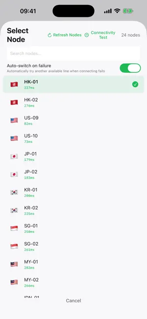 D-Pass VPN screenshot 2