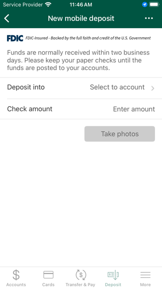 Bank of Milton Mobile Banking Screenshot