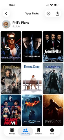 Film Streams iPhone screenshot