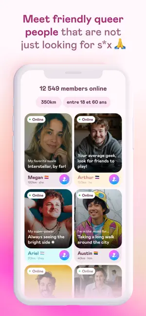 Vibes, LGBTQ friends & dates screenshot 2
