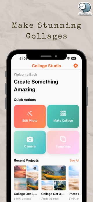 Collage Studio by ChatStick Screenshot 1 of 10