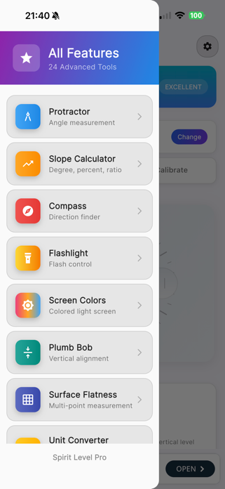 Precise Level Pro Screenshot 5 of 8