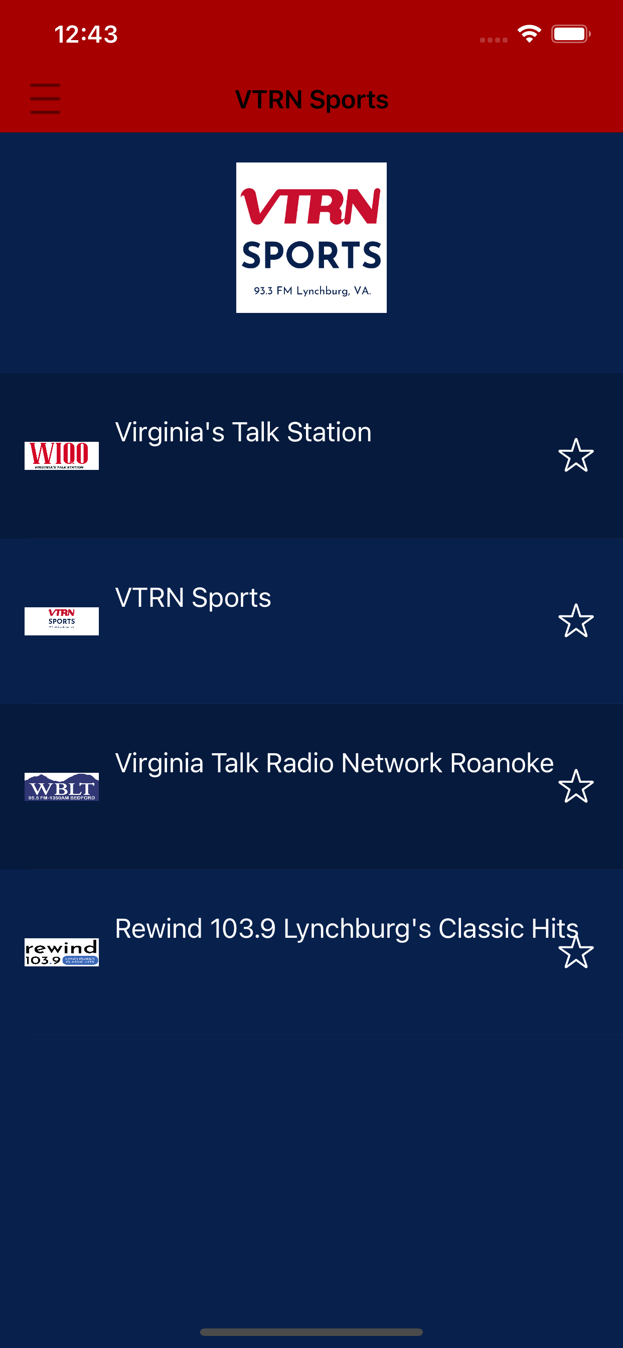 VTRN Sports 93.3 FM Lynchburg