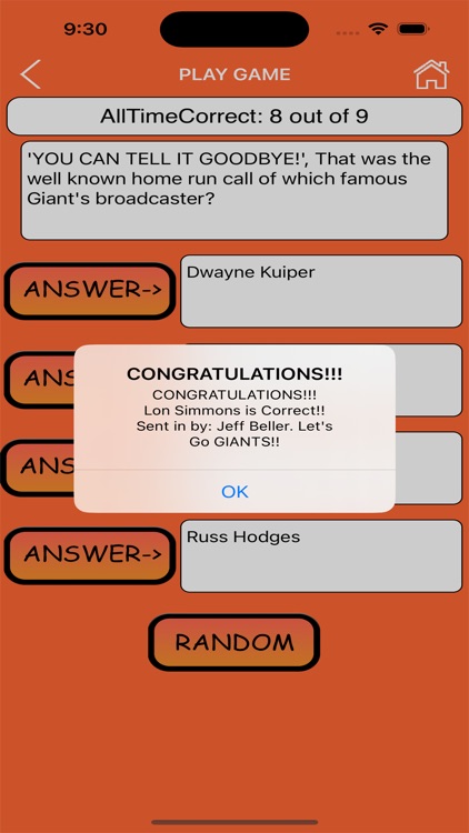 Trivia Game for SF Giants fans screenshot-4