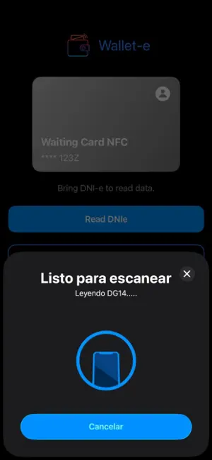 Wallet-e: Tu DNIe y Pasaporte screenshot 4