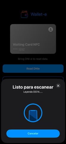 Wallet-e: Tu DNIe y Pasaporte Screenshot 4 of 5