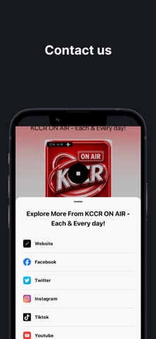 KCCR ON AIR iPhone screenshot