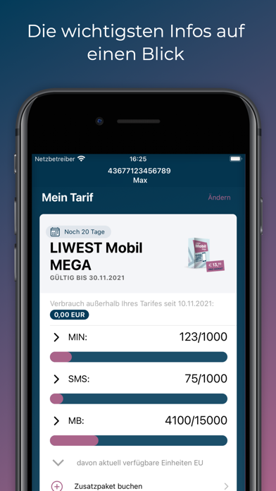 Screenshot #1 pour LIWEST Mobil