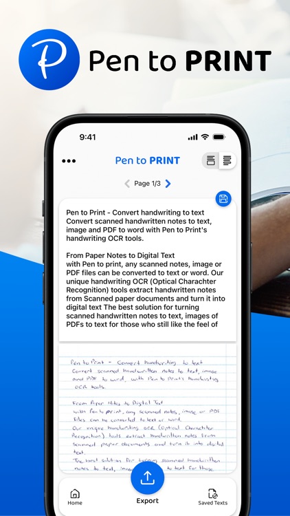 PenToPRINT Handwriting to Text screenshot-0
