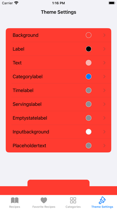 Cookbook Locker Screenshot