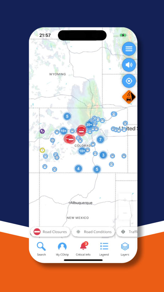 #2. COtrip Planner (iOS) 由: State of Colorado