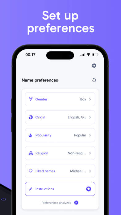BabyNamesAI Screenshot