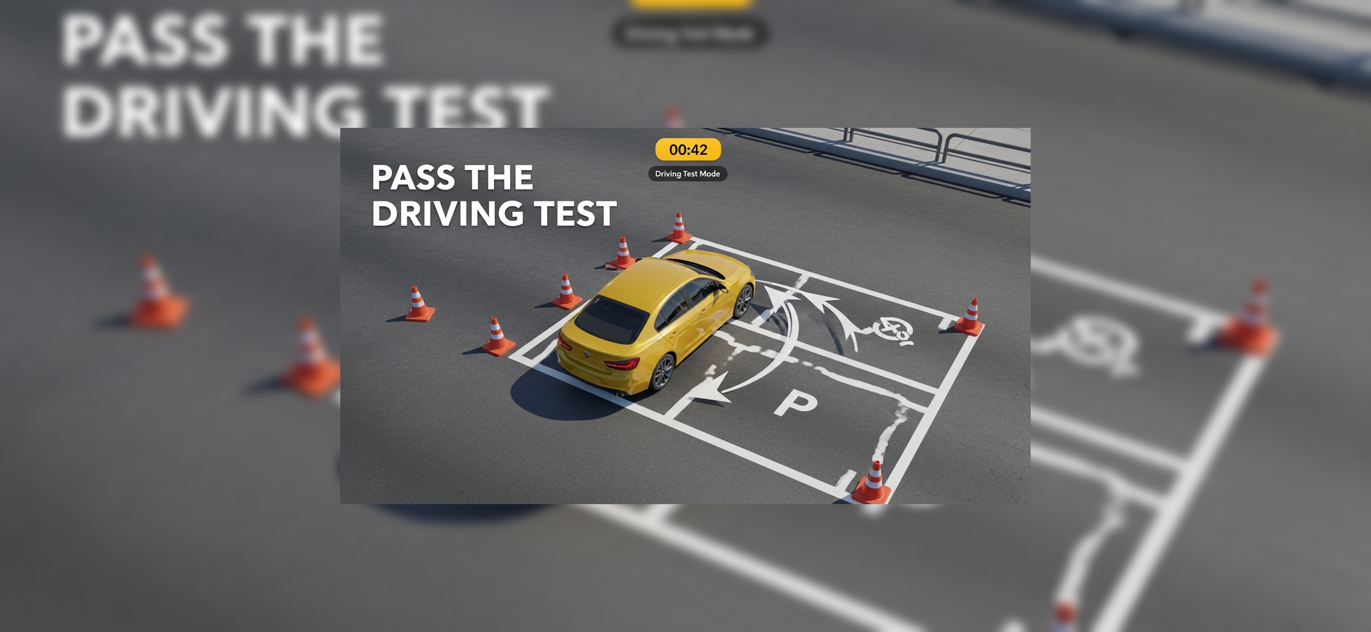 Driving Test Parking School 3D