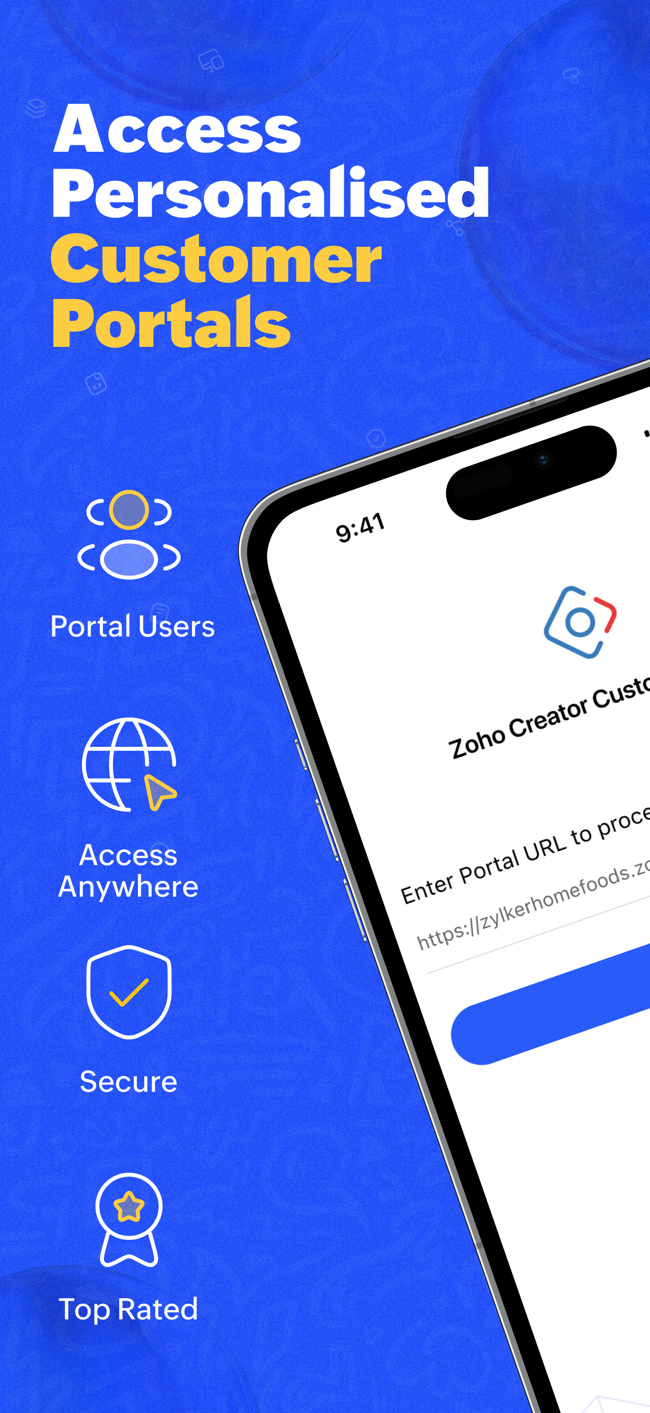 Customer Portal - Zoho Creator