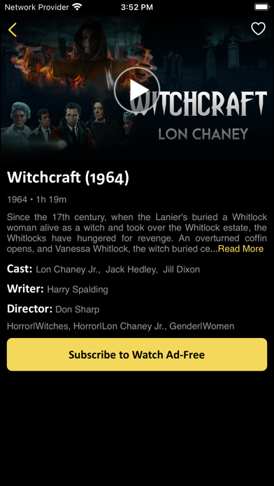 Classic Horror Movie Channel Screenshot