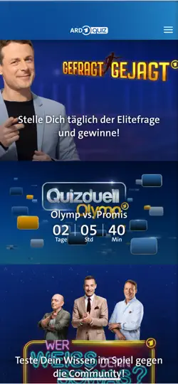 Screenshot von ARD Interaktiv auf dem iPhone 2