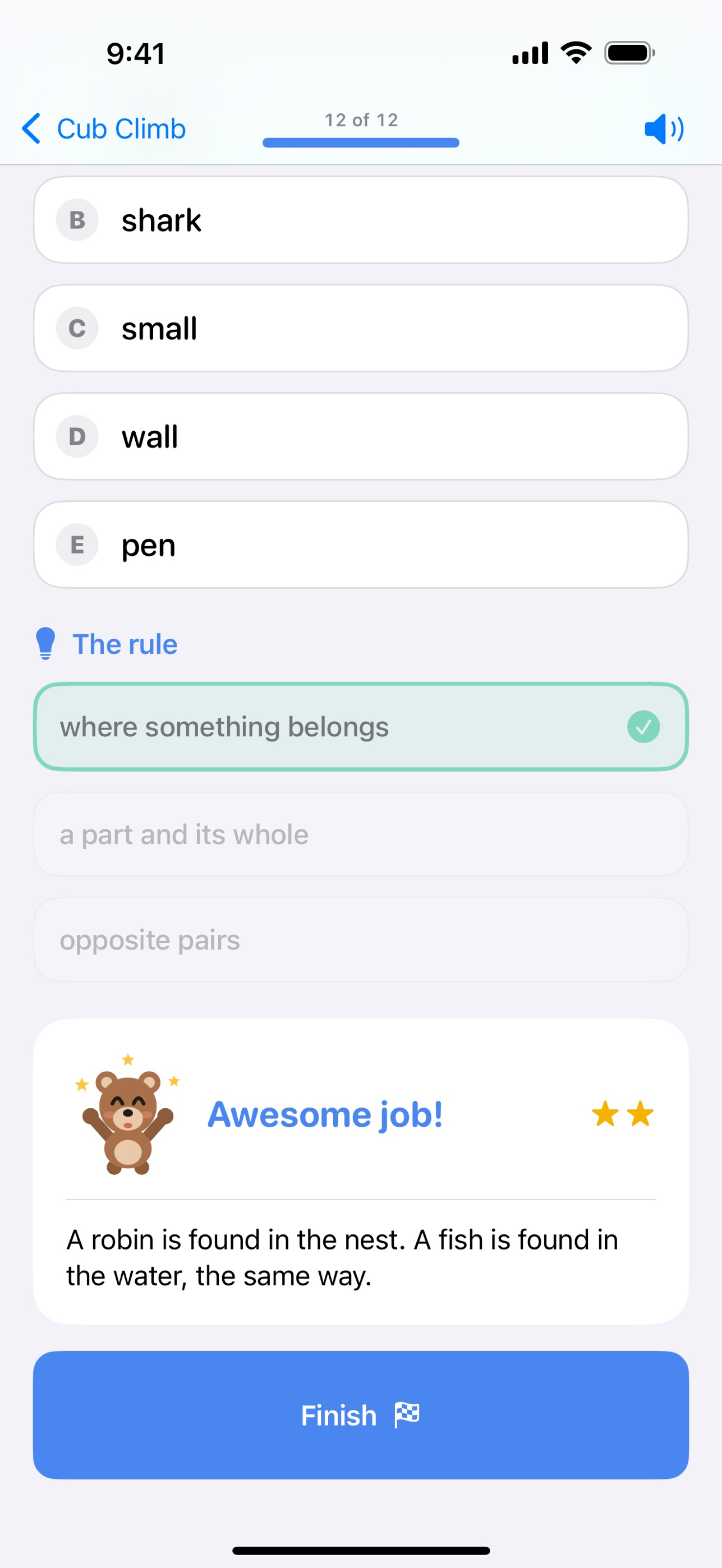 Screenshot 5 of Cub Climb: Gifted Test Prep