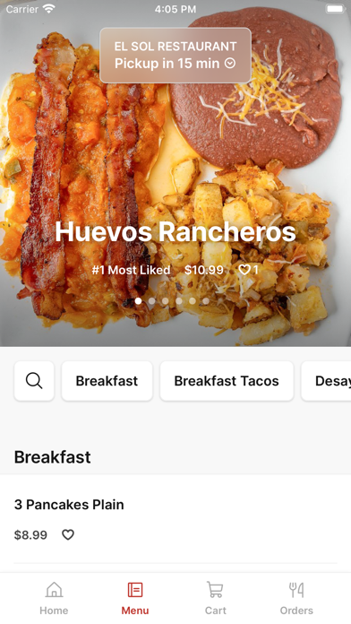 El Sol iPhone screenshot 2 - Food & Drink app
