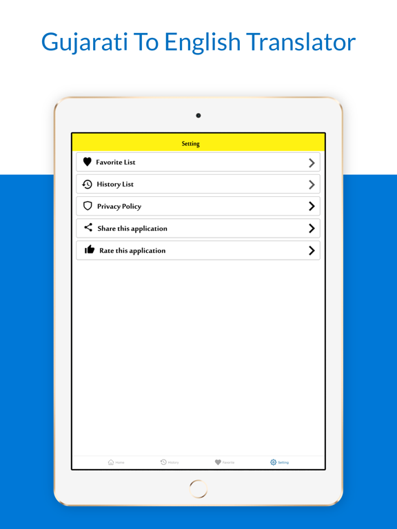 Gujarati To English Translator iPad screenshot