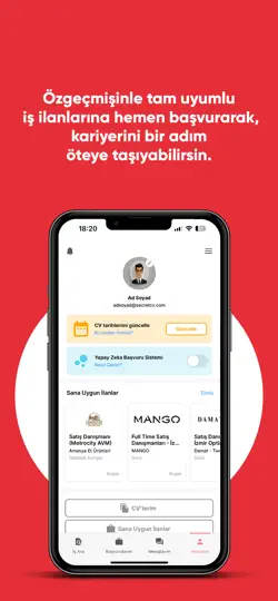 Secretcv - İş İlanı Ara & Bul iPhone Ekran Görüntüsü 5